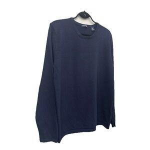 Scotch & Soda Men's Pullover Sweater‎ Crew Neck L Navy Blue Knit